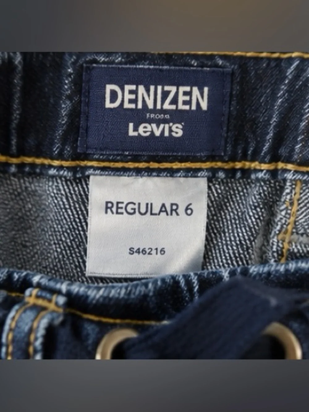 Boys Pull On Jeans Bundle Adjustable Waist Levi’s Denizen & Faded Glory Sz 6 & 8